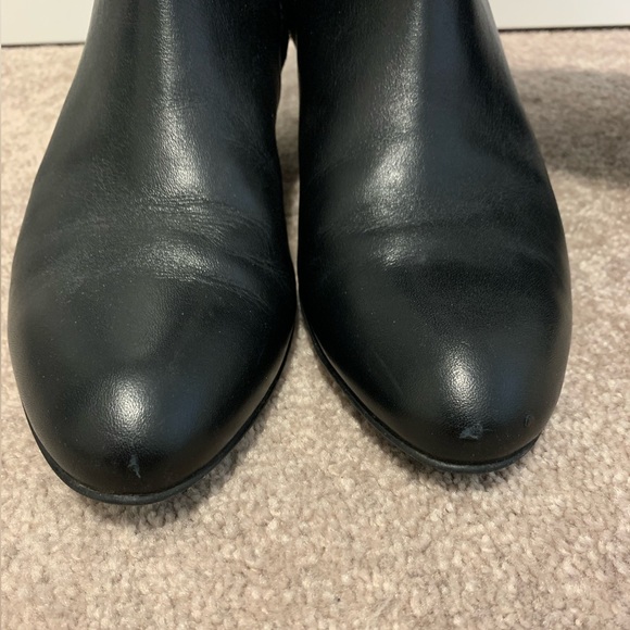 Geox tall black leather boots. Size 9. - Picture 4 of 5